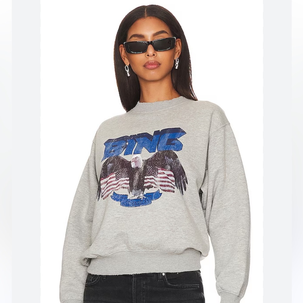 Anine Bing Grey Sweatshirt